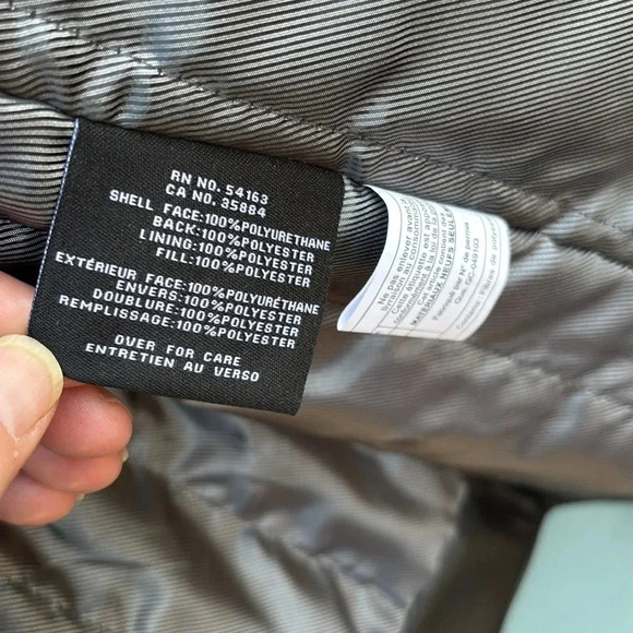 NWT Cole Haan Signature Men's Faux-Leather Jacket black Size Small moto full zip - Picture 6 of 11